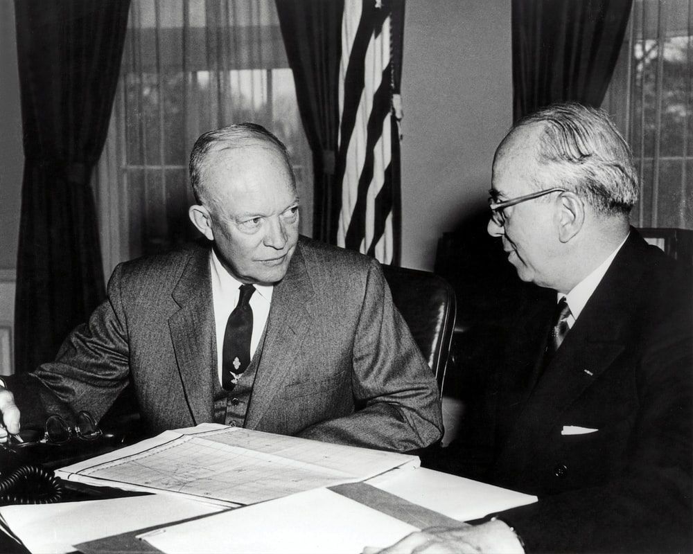 President Eisenhower in the White House.